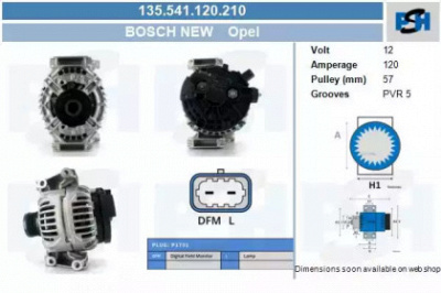 CV PSH 135541120210 -  Генератор